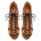 Chaussures de salsa femme daim marron, modèle Klavdiya, vue 5