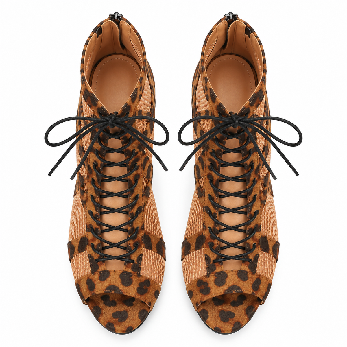 Chaussures de salsa femme daim marron, modèle Klavdiya, vue 5