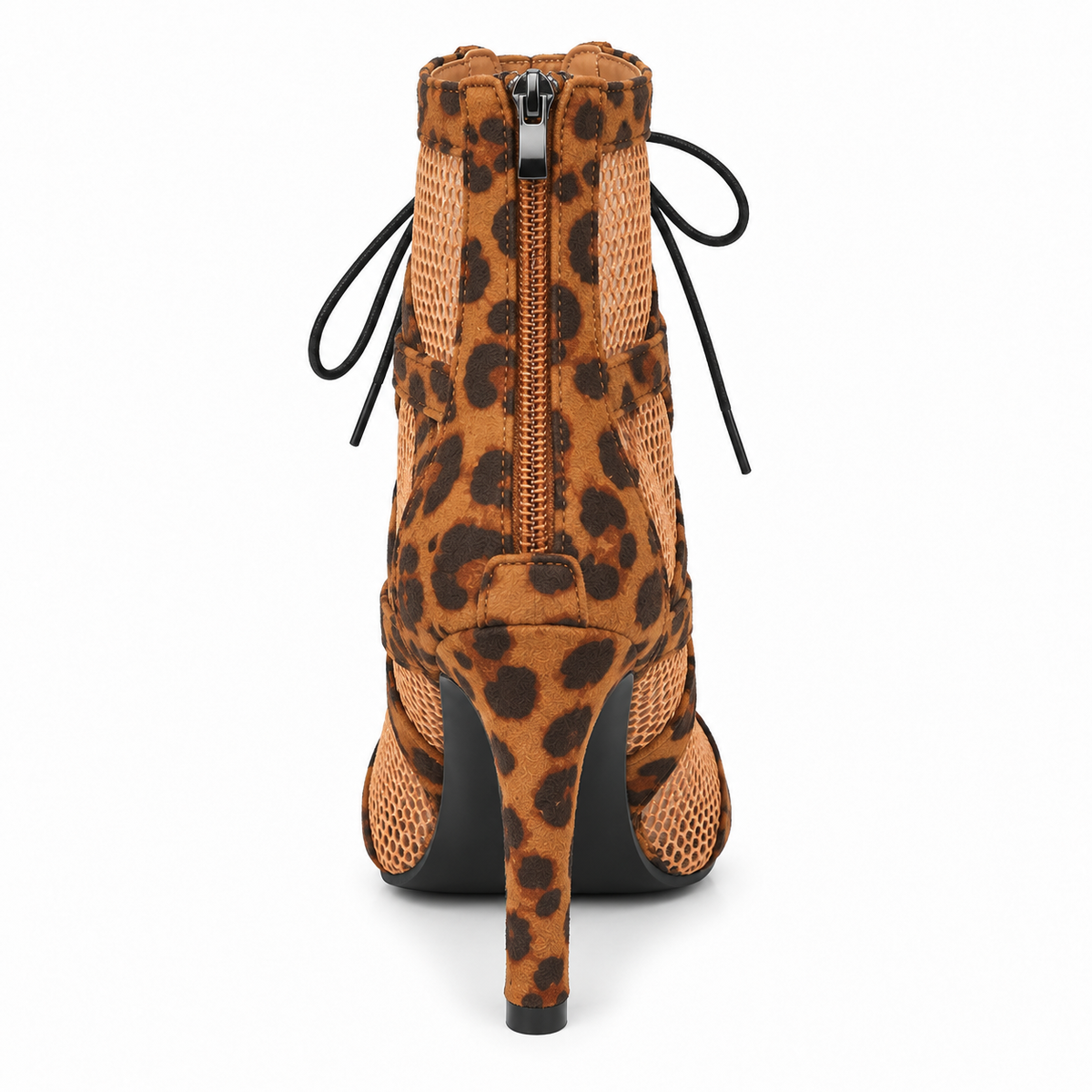 Chaussures de salsa femme daim marron, modèle Klavdiya, vue 4