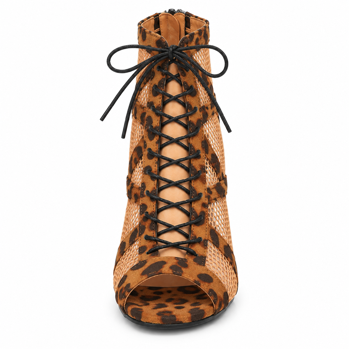 Chaussures de salsa femme daim marron, modèle Klavdiya, vue 3