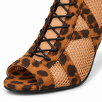 Chaussures de salsa femme daim marron, modèle Klavdiya, vue 7