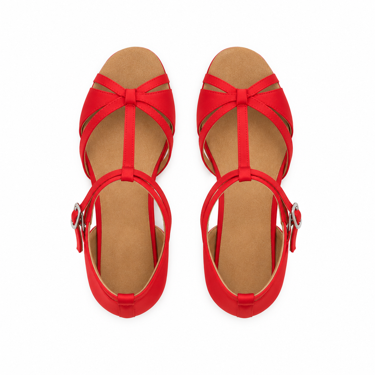 Chaussures de salsa femme satin, modèle Lotier, vue 5