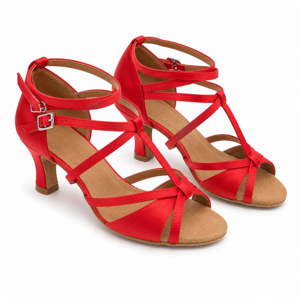 Chaussures de salsa femme satin, modèle Lotier