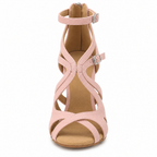 Chaussures de salsa femme daim, modèle Étude, vue 6