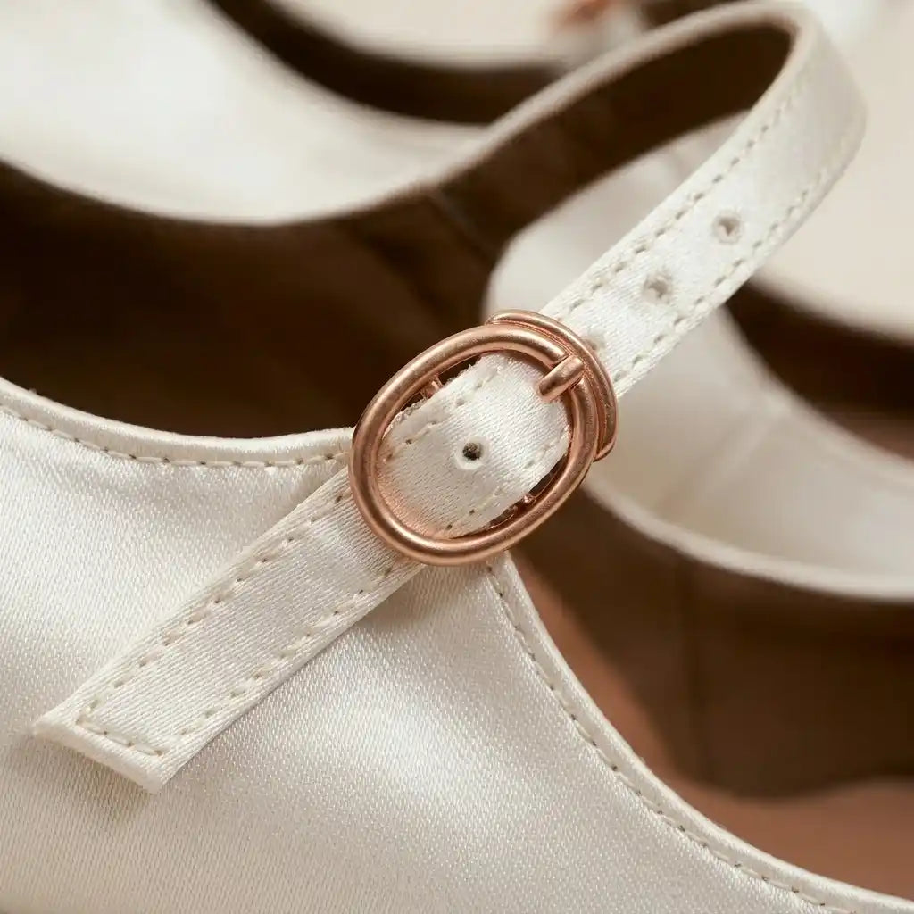 Souliers de tango femme satin — Noémie