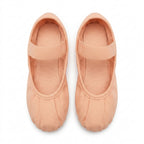 Chaussons de danse classique femme toile camel — Andante - semelle