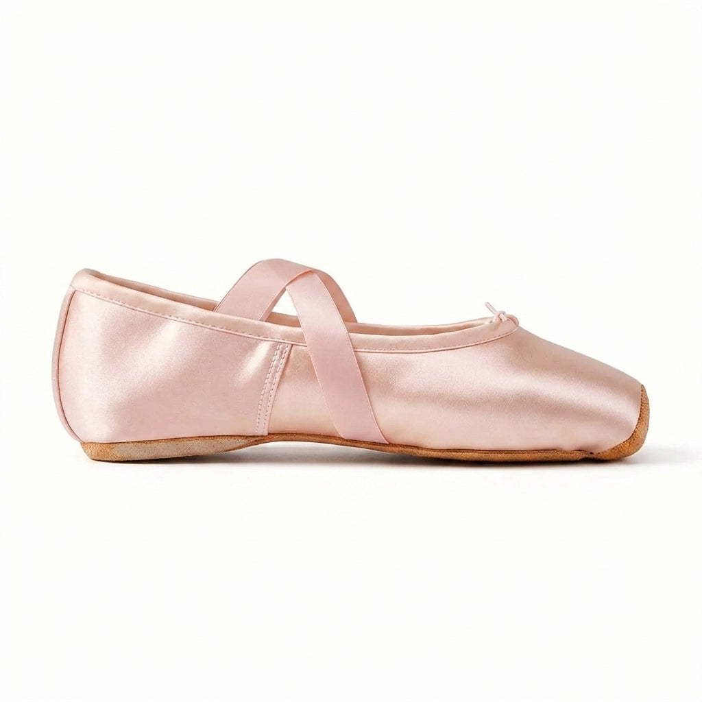 Chaussons de danse classique femme satin — Anfisa - vue de profil