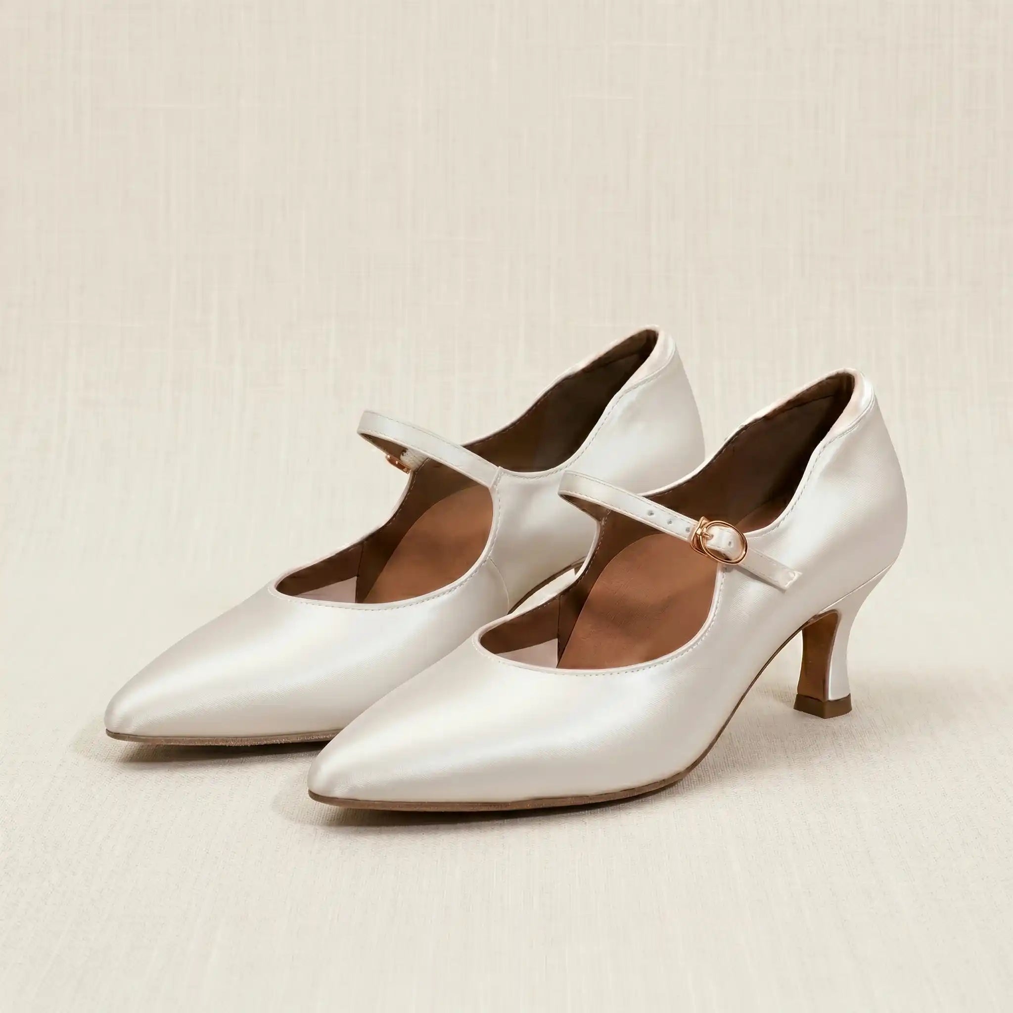 Souliers de tango femme satin — Noémie