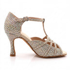 Souliers de tango femme — Héliotrope - vue de profil