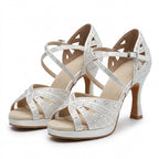 Chaussures de salsa femme strass — Pablo