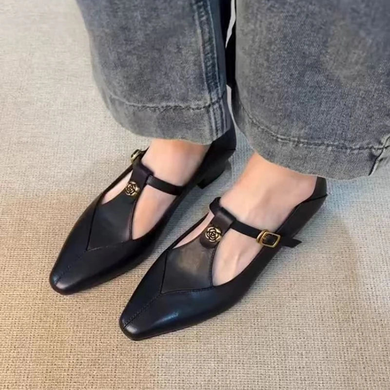 Chaussures de danse femme noir — Sandra - vue de profil
