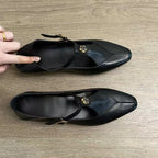 Chaussures de danse femme noir — Sandra - vue rapprochée