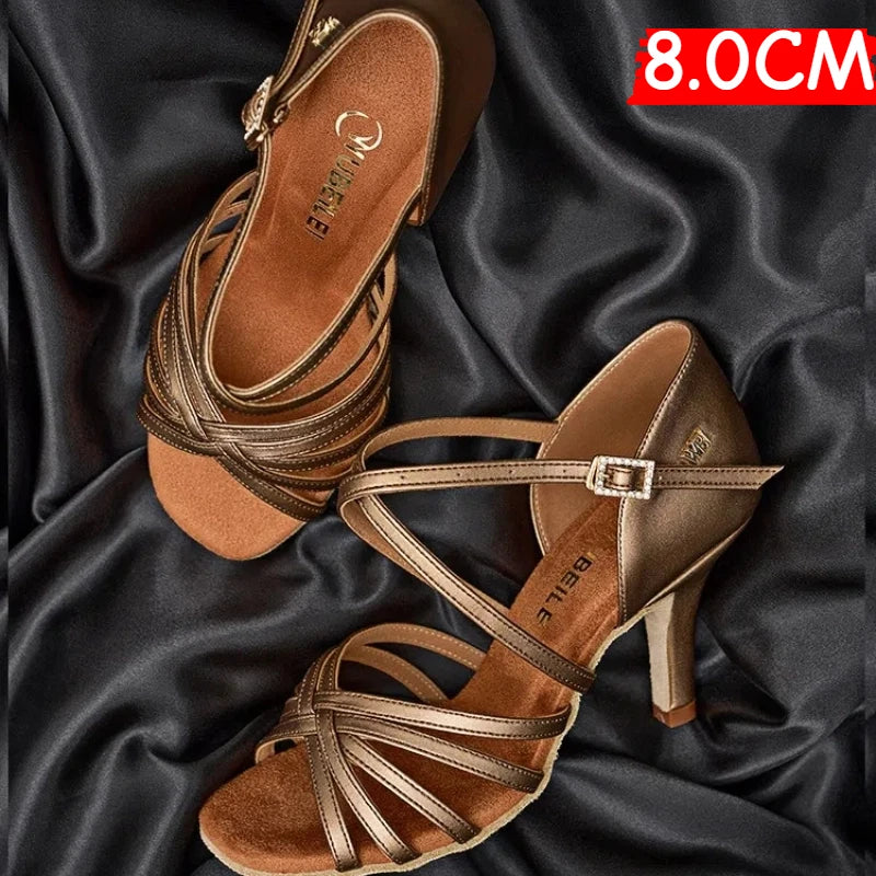 Souliers de danse latine femme — Thibon - vue 3/4