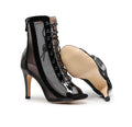 Chaussures de salsa femme wx-118-g noir — Vyroubova - vue 3/4