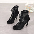 Chaussures de salsa femme noir — Zucchi - vue rapprochée