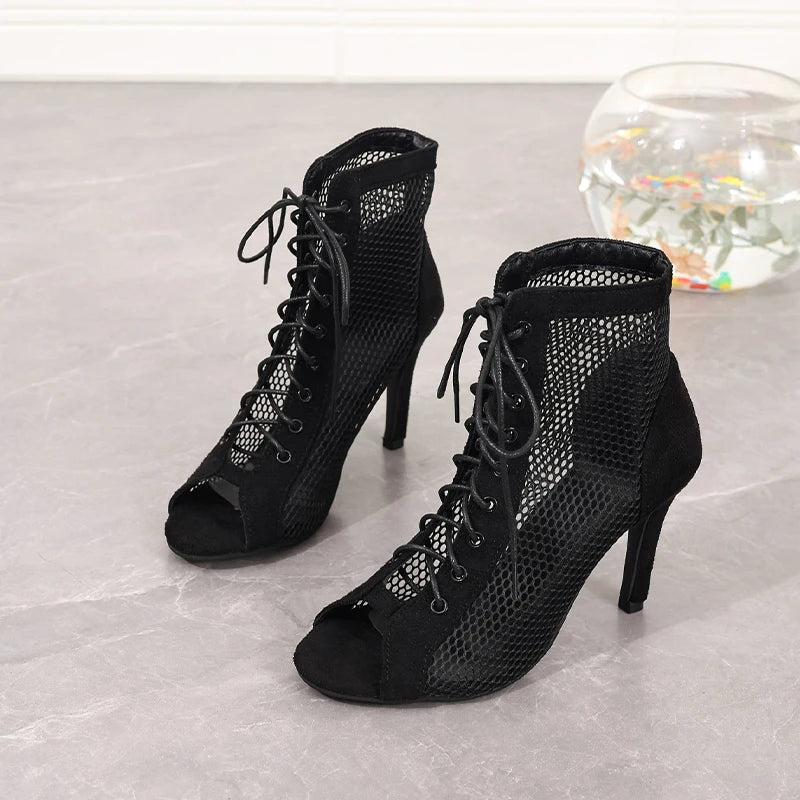 Chaussures de salsa femme noir — Zucchi - vue rapprochée