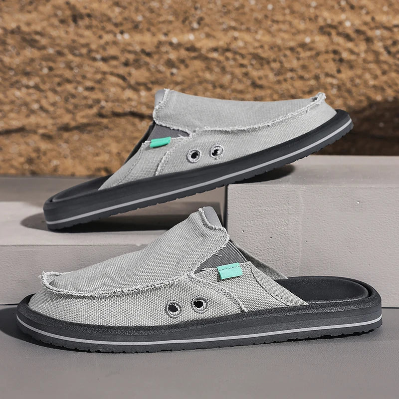 Chaussons de danse classique homme toile — Sarafanov - vue arrière