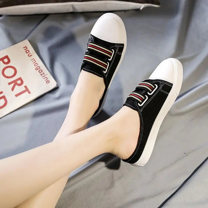 Chaussons de danse classique femme toile — Tsymbal - vue arrière