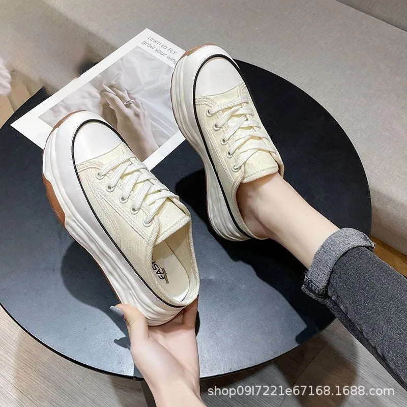Chaussons de danse classique femme toile — Nadège - détail