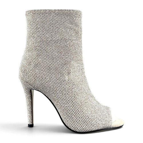Bottines de danse à paillettes et talon 10 cm, modèle Lisbonne