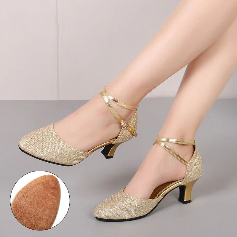 Chaussures de salsa femme paillettes — Karine - vue 15