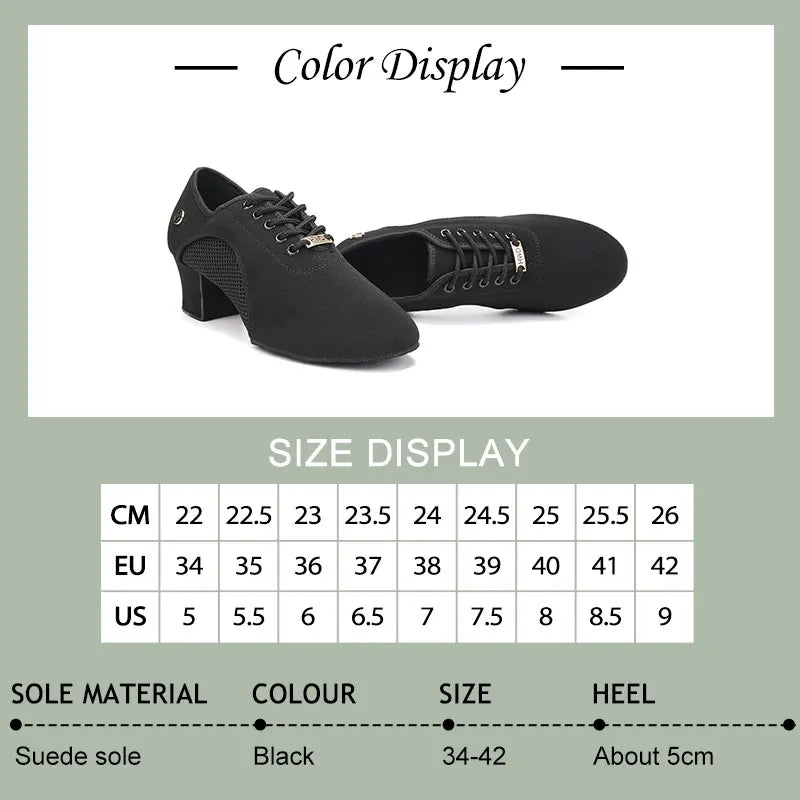 Chaussures de salsa femme — Myosotis - vue rapprochée