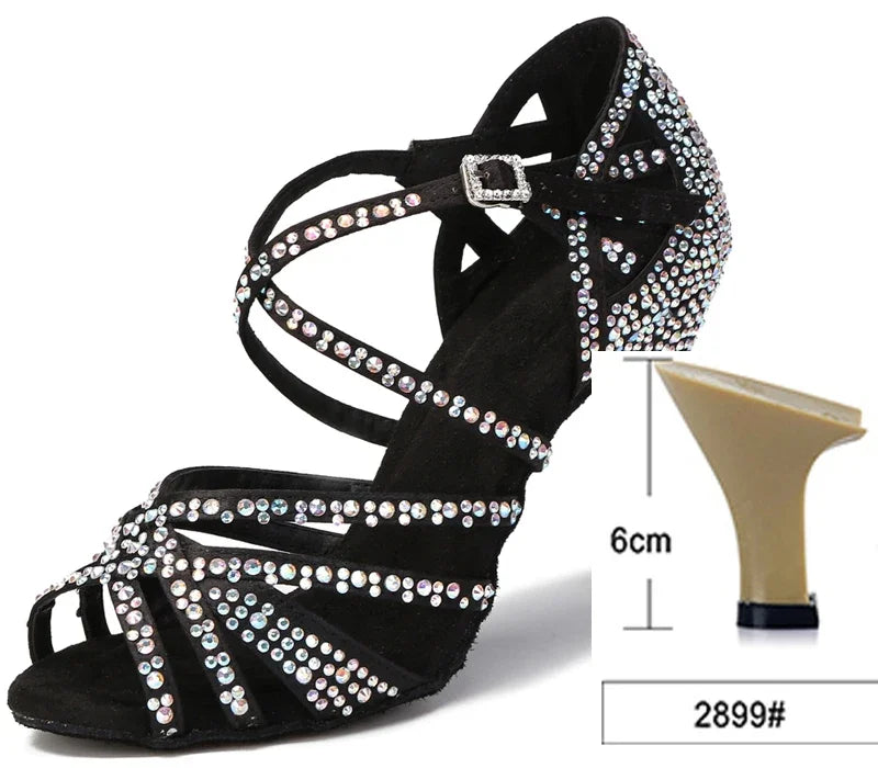 Chaussures de salsa femme strass — Développé - vue 14