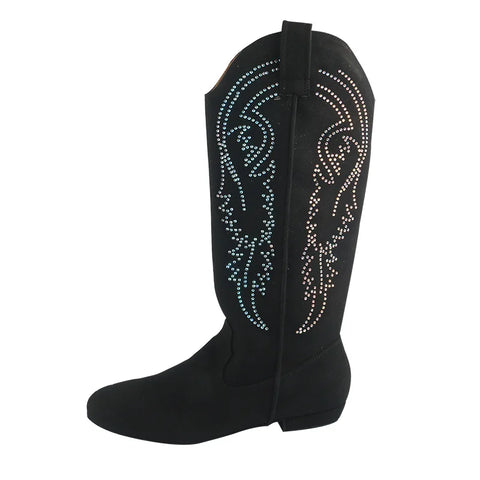 Bottes de danse country femme à strass Memphis