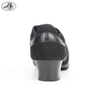 Chaussures de salsa homme leather add mesh — Nour - détail
