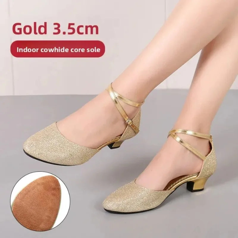 Chaussures de salsa femme paillettes — Presentacion - vue 12