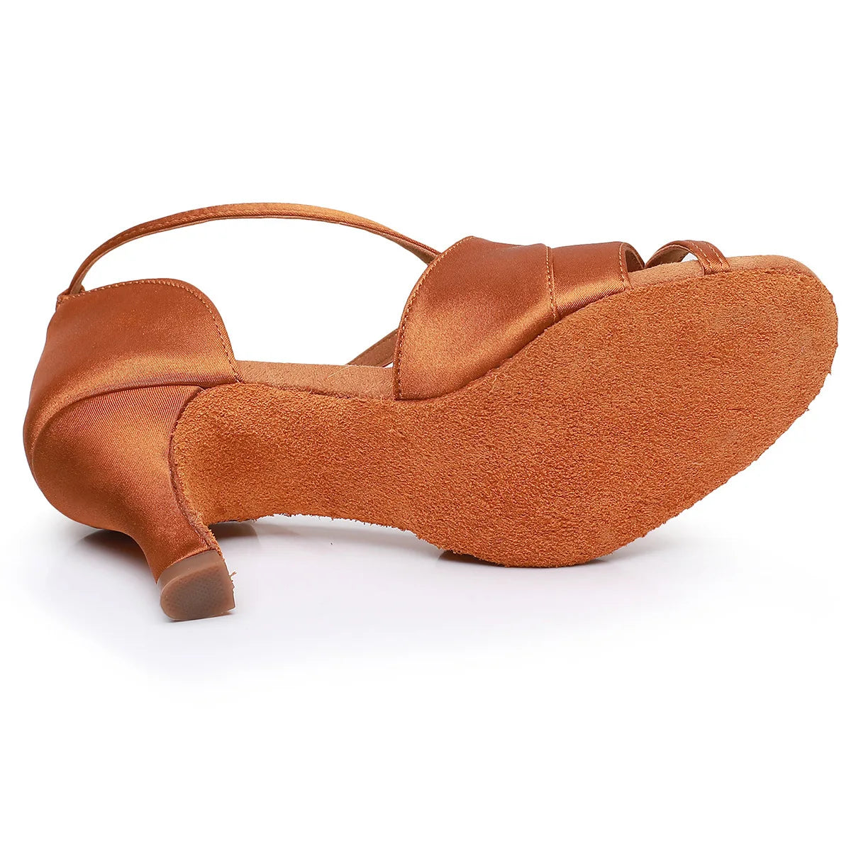 Chaussures de salsa femme satin — Jondo - vue de profil