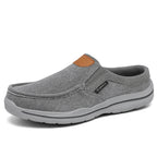 Chaussons de danse classique homme toile — Fatima - vue dessus