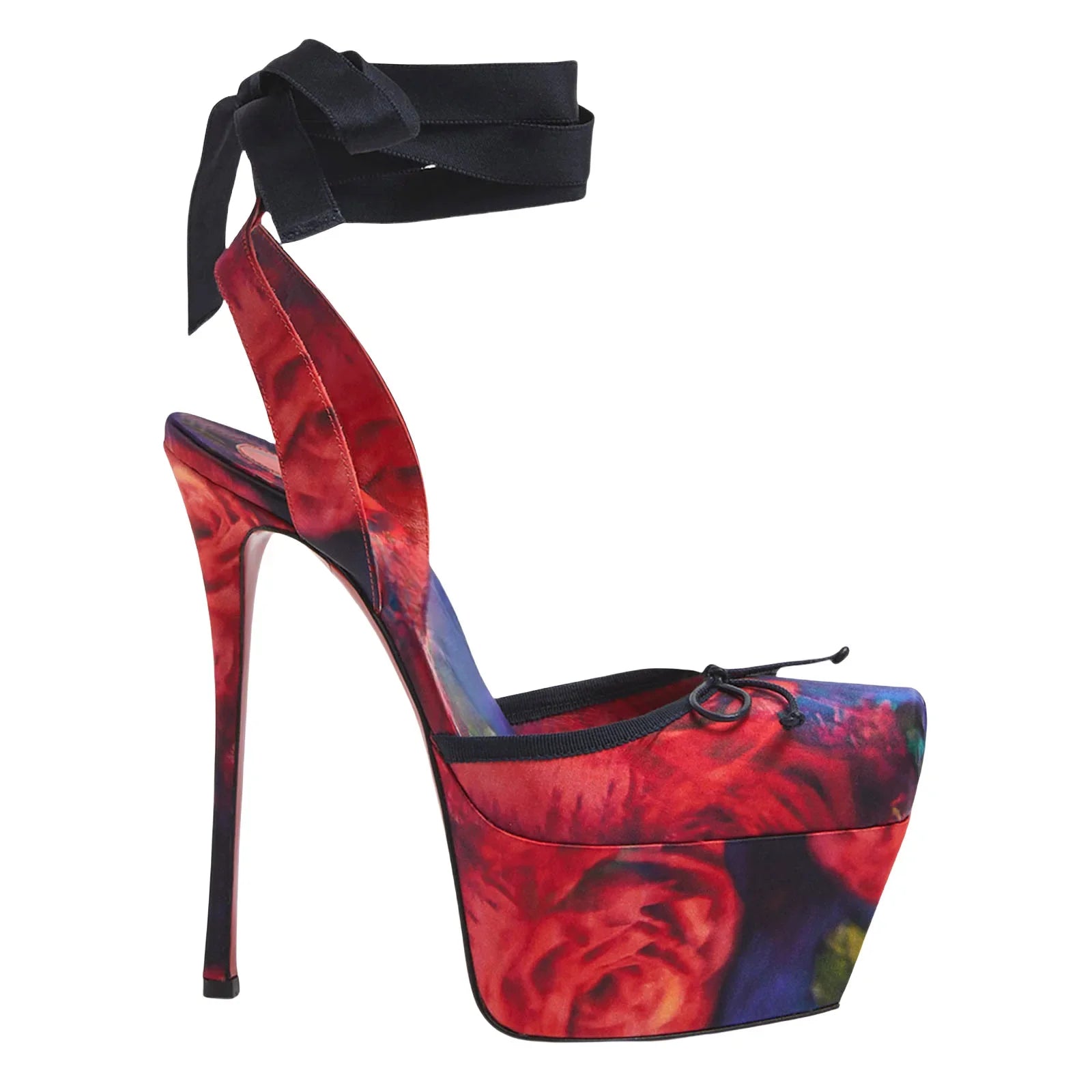 Chaussures de danse femme satin — Fracci - vue 3/4