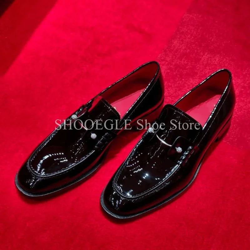 Chaussures de danse homme cuir verni — Palmas - vue arrière