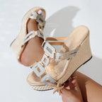 Chaussures de danse femme paillettes — Géraldine - vue de profil