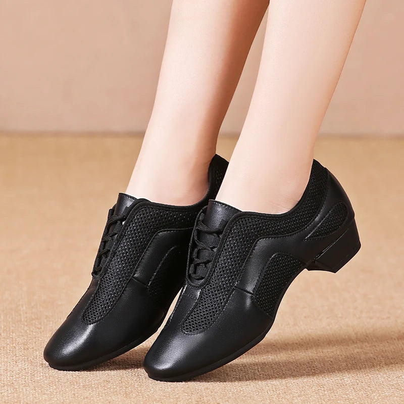 Chaussures de salsa femme noir — Pavlova - vue de profil