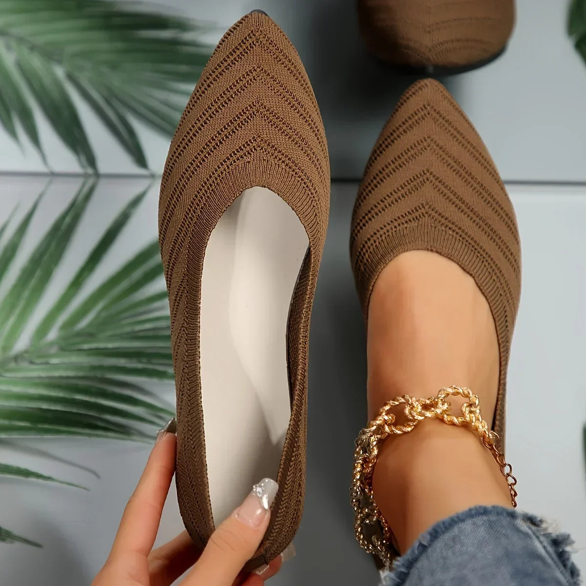 Chaussons de danse classique femme — Compas - vue intérieure