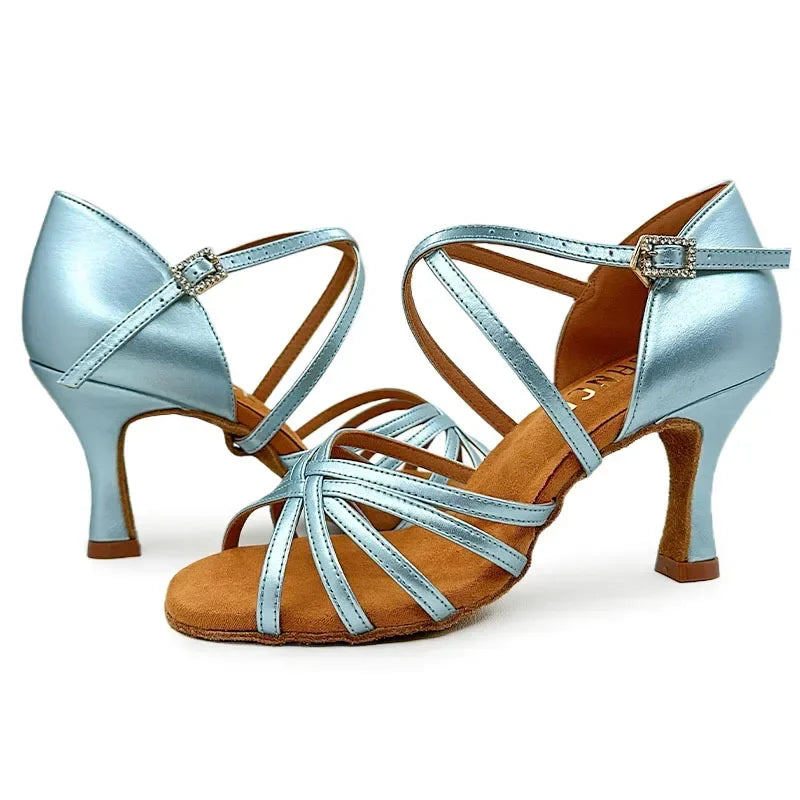 Souliers de danse latine femme — Lorenza - vue arrière
