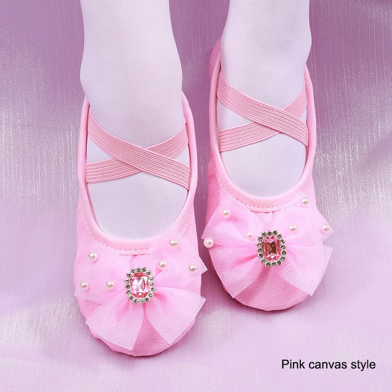 Chaussons de danse classique femme — Manolo - vue dessus