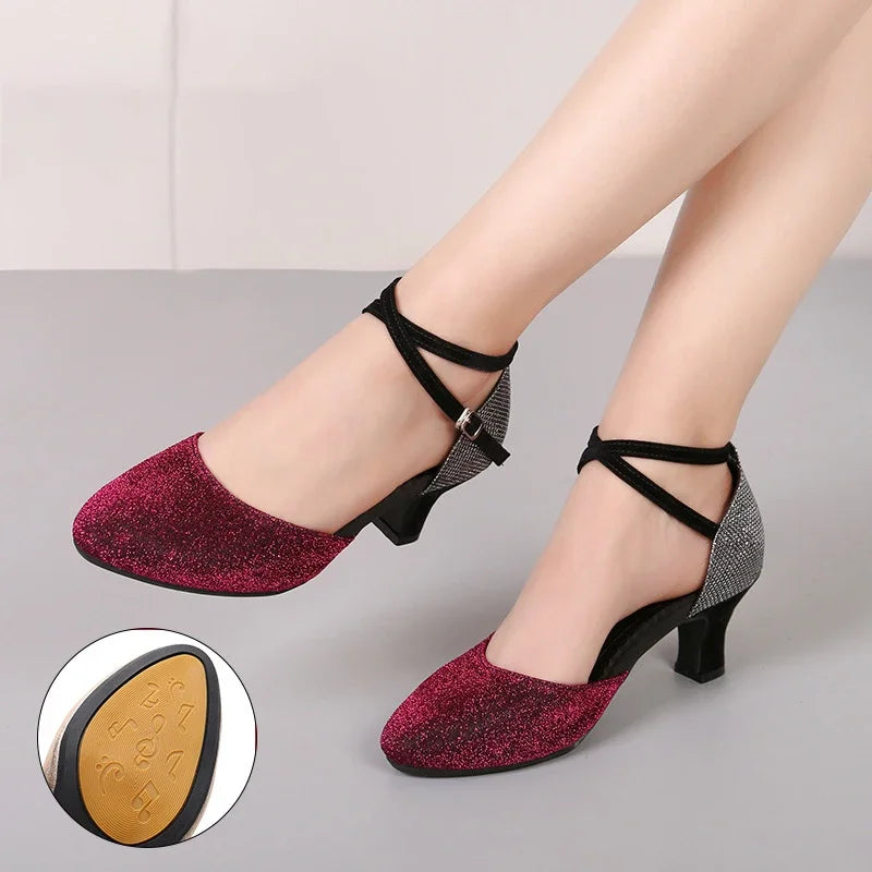 Chaussures de salsa femme paillettes — Karine - vue 13