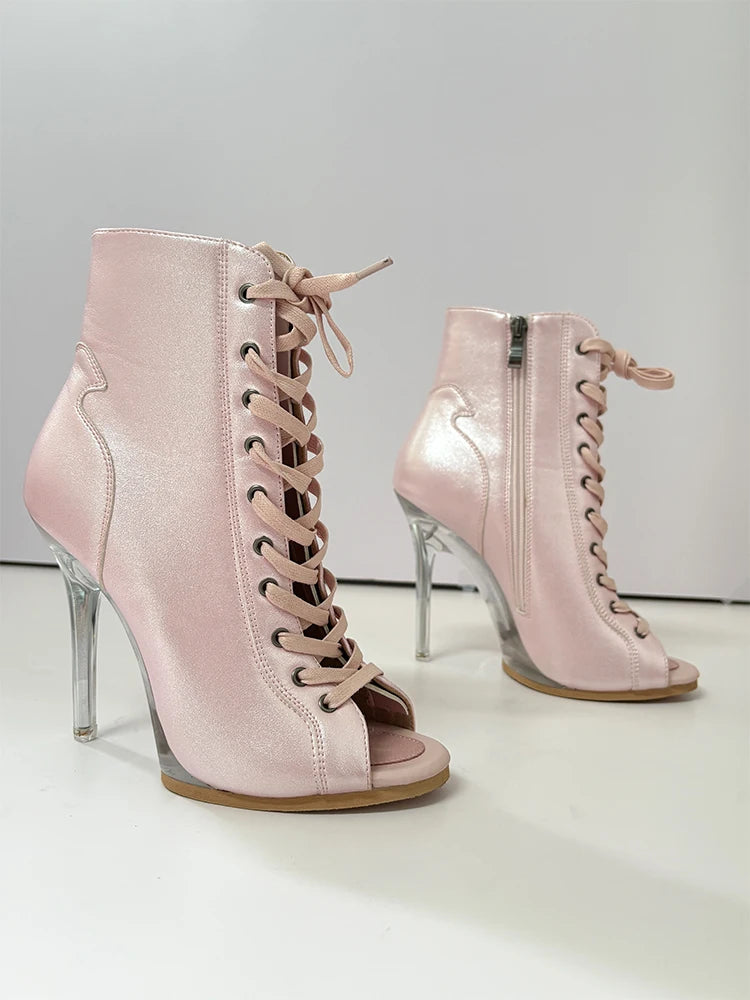 Chaussures de jazz femme 11.5cm rose — Lena - semelle