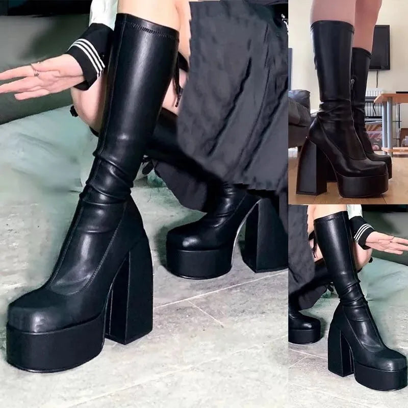 Escarpins de cabaret femme noir — Nadya - vue 3/4