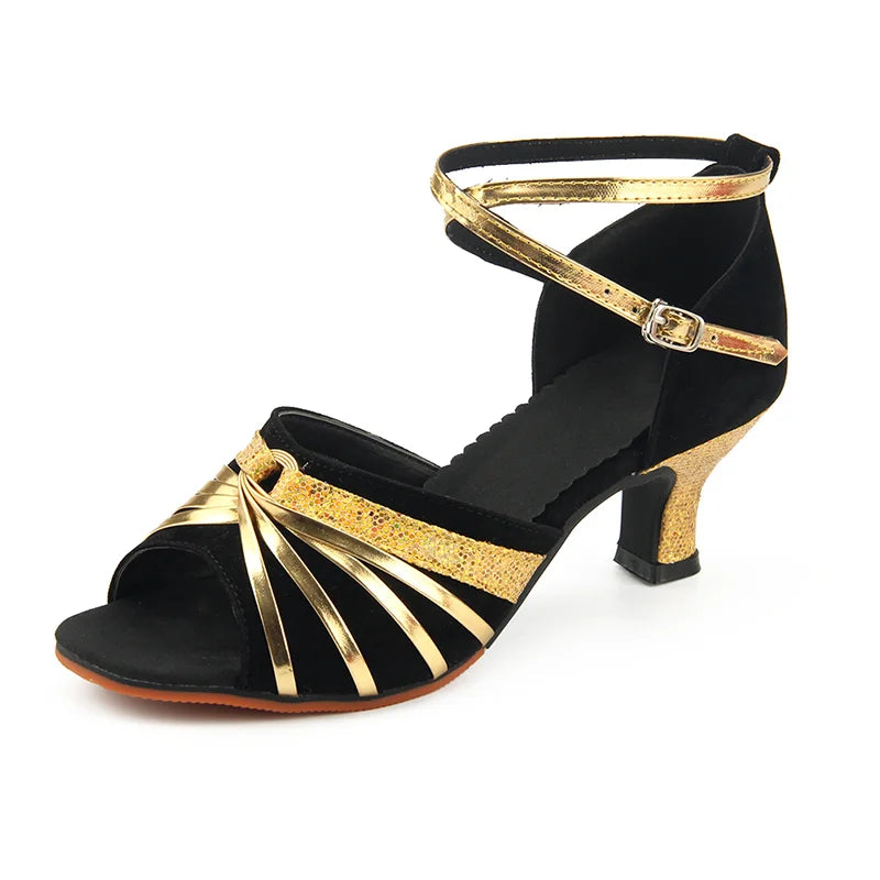 Souliers de danse latine femme — Arabesque - vue dessus