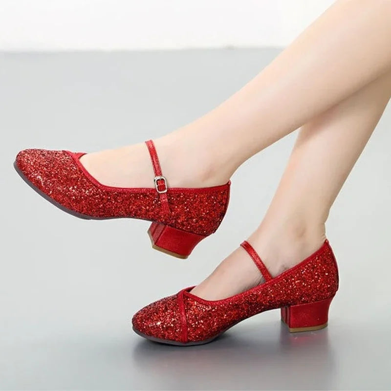 Chaussures de salsa femme paillettes — Tallinn