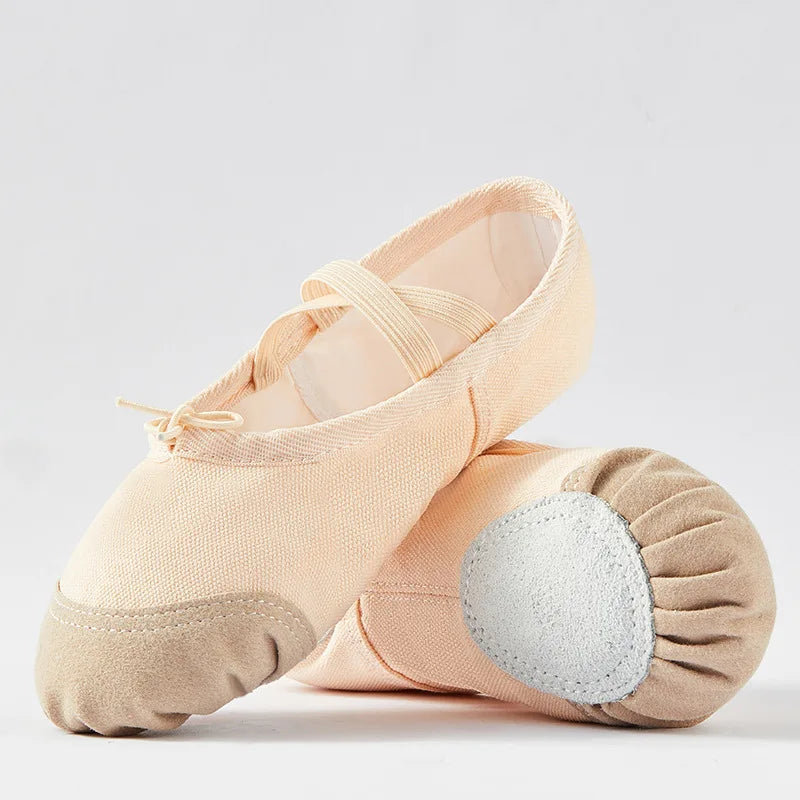 Chaussons de danse classique femme toile — Astrid - détail