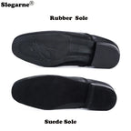 Souliers de tango homme daim — Wanda - vue rapprochée