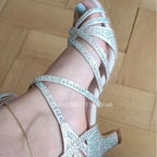 Chaussures de salsa femme strass — Développé - vue arrière