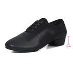 Chaussures de salsa femme noir — Pavlova - vue rapprochée