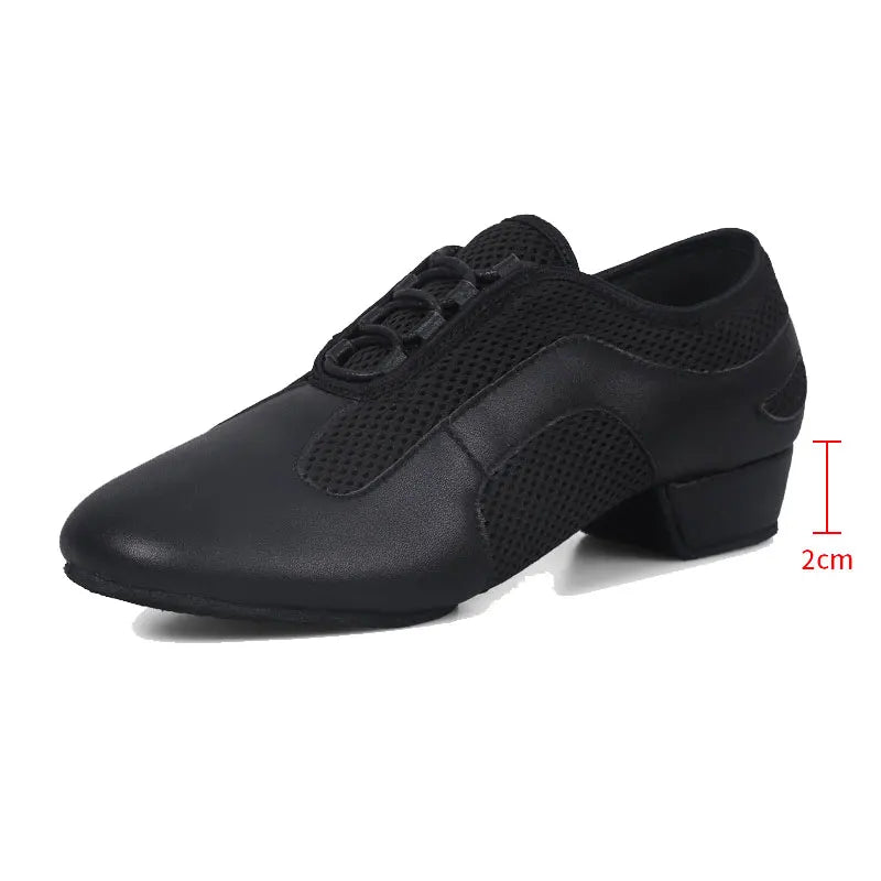 Chaussures de salsa femme noir — Pavlova - vue rapprochée