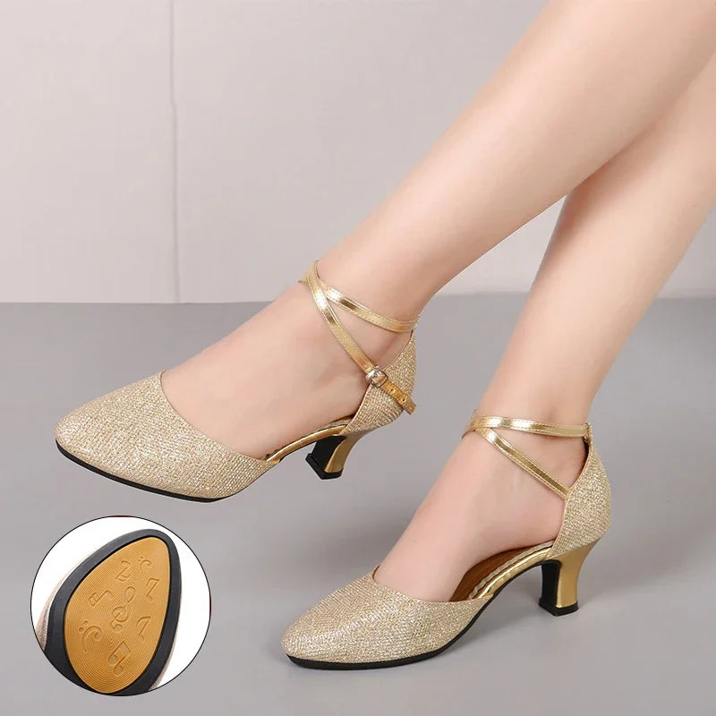 Chaussures de salsa femme paillettes — Karine - vue 12